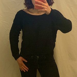 ROXY Knot Knit Cropped Sweater